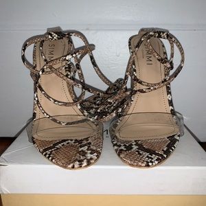 Simmi Clear Strap Heels